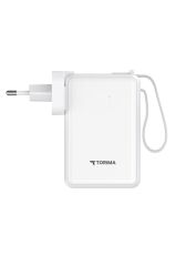Torima TRM-1017 Beyaz 10000 mAh Type-C Taşınabilir 22,5 W Hızlı Şarj Dijital Göstergeli Powerbank