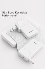 Taşınabilir 20000 Mah Type-C Lightning Hızlı Şarj Dijital Göstergeli 22,5W Powerbank TRM-1027 Siyah