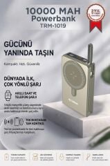 Powerbank 10.000 Mah 22,5W Magsafe Hızlı Şarj Aleti TRM1019 Altın