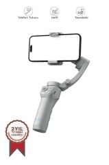Tripod Gimbal Özellikli Çok Amaçlı Selfie Çubuğu M01 Gri