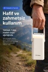 Taşınabilir Batarya 40000 Mah Type-C Lightning Hızlı Şarj Rgb Işıklı 22,5W Powerbank TRM-1041 Beyaz