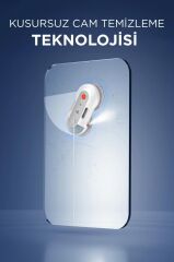 Torima S8 Beyaz Su Püskürtmeli Uzaktan Kumandalı Mobil AP Control Cam Temizleme Robotu