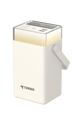 Taşınabilir Batarya 60000 Mah Type-C Lightning Hızlı Şarj Rgb Işıklı 22,5W Powerbank TRM-1061 Beyaz