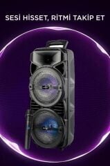 Bluetooth Hoparlör Mikrofonlu Speaker KTS-2411 Siyah