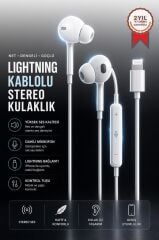 Kablolu Kulaklık Iphone Lightning Girişli Kulak İçi Kulaklık TRM POP-UP
