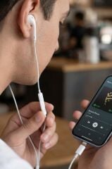 Kablolu Kulaklık Iphone Lightning Girişli Kulak İçi Kulaklık TRM POP-UP