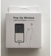 Kablolu Kulaklık Iphone Lightning Girişli Kulak İçi Kulaklık TRM POP-UP