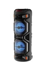 Torima D27 Siyah RGB Işıklı Mikrofonlu Kumandalı USB/TF/FM/MIC/BT Bluetooth Hoparlör