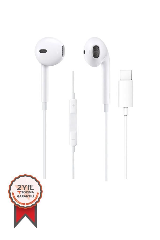 Torima TC-04 Beyaz Type-C Kablolu Hd Mikrofonlu Kulaklık