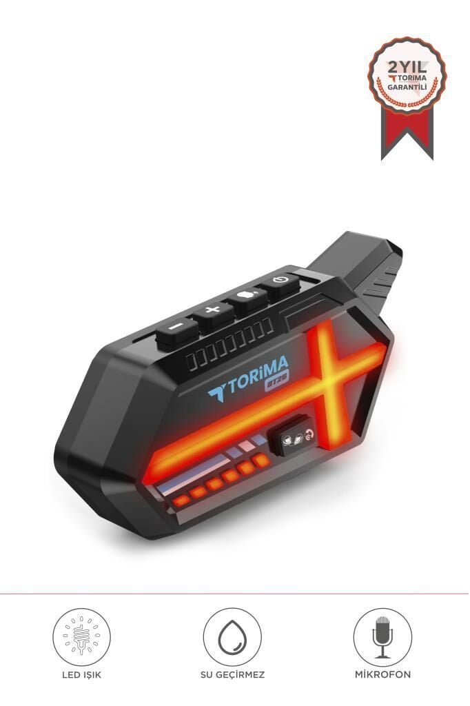 Motosiklet Kask Kulaklığı Bluetooth İnterkom BT26 Siyah