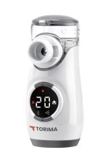 Torima CNB69008 Beyaz Sessiz Kademeli Dijital Ekranlı USB Şarjlı Mesh Nebulizatör Cihazı