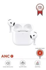 Torima TRM-GO2 Beyaz Anc Özellikli-Kablosuz Şarjlı Earbuds Bluetooth Kulaklık