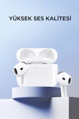 Torima TRM-GO2 Beyaz Anc Özellikli-Kablosuz Şarjlı Earbuds Bluetooth Kulaklık