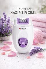 Epilatör Şarjlı 2IN1 Tüm Vücut Epilatör Cihazı TEP01 Beyaz