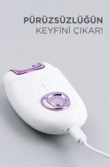 Epilatör Şarjlı 2IN1 Tüm Vücut Epilatör Cihazı TEP01 Beyaz