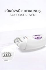 Torima TEP-01 Beyaz 2in1 Şarjlı Tüm Vücut Epilatör