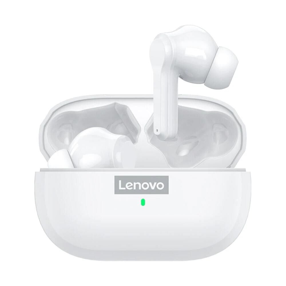 Lenovo LP1S TWS bluetooth 5.0 Kulakiçi Kablosuz Telefon Kulaklığı Beyaz
