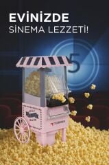 Torima Tpm-01 Pembe Yağsız Mısır Patlatma Popcorn Makinesi