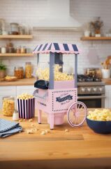 Mısır Patlatma Makinesi Yağsız Ev Tipi Popcorn Makinesi TPM01 Pembe