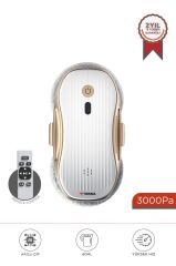 Cam Silme Temizleme Robotu Uzaktan Kumandalı Su Püskürtmeli 3000Pa S10