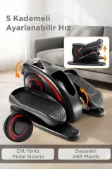 Egzersiz Aleti Kumandalı Eliptik Kondisyon Bisikleti El Ayak Egzersiz Pedalı VEP1001 Siyah