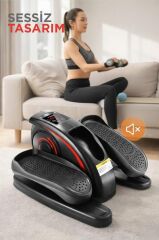 Egzersiz Aleti Kumandalı Eliptik Kondisyon Bisikleti El Ayak Egzersiz Pedalı VEP1001 Siyah