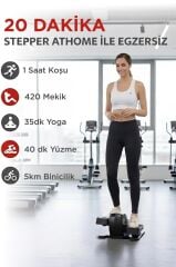 Egzersiz Aleti Kumandalı Eliptik Kondisyon Bisikleti El Ayak Egzersiz Pedalı VEP1001 Siyah