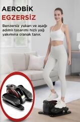 Egzersiz Aleti Kumandalı Eliptik Kondisyon Bisikleti El Ayak Egzersiz Pedalı VEP1001 Siyah