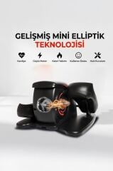 Egzersiz Aleti Kumandalı Eliptik Kondisyon Bisikleti El Ayak Egzersiz Pedalı VEP1001 Siyah