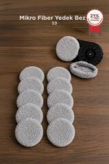 Cam Silme Temizleme Robotu Bezi 5 li Set (10 Adet) S9 Uyumlu Mikro Fiber Yedek Bez