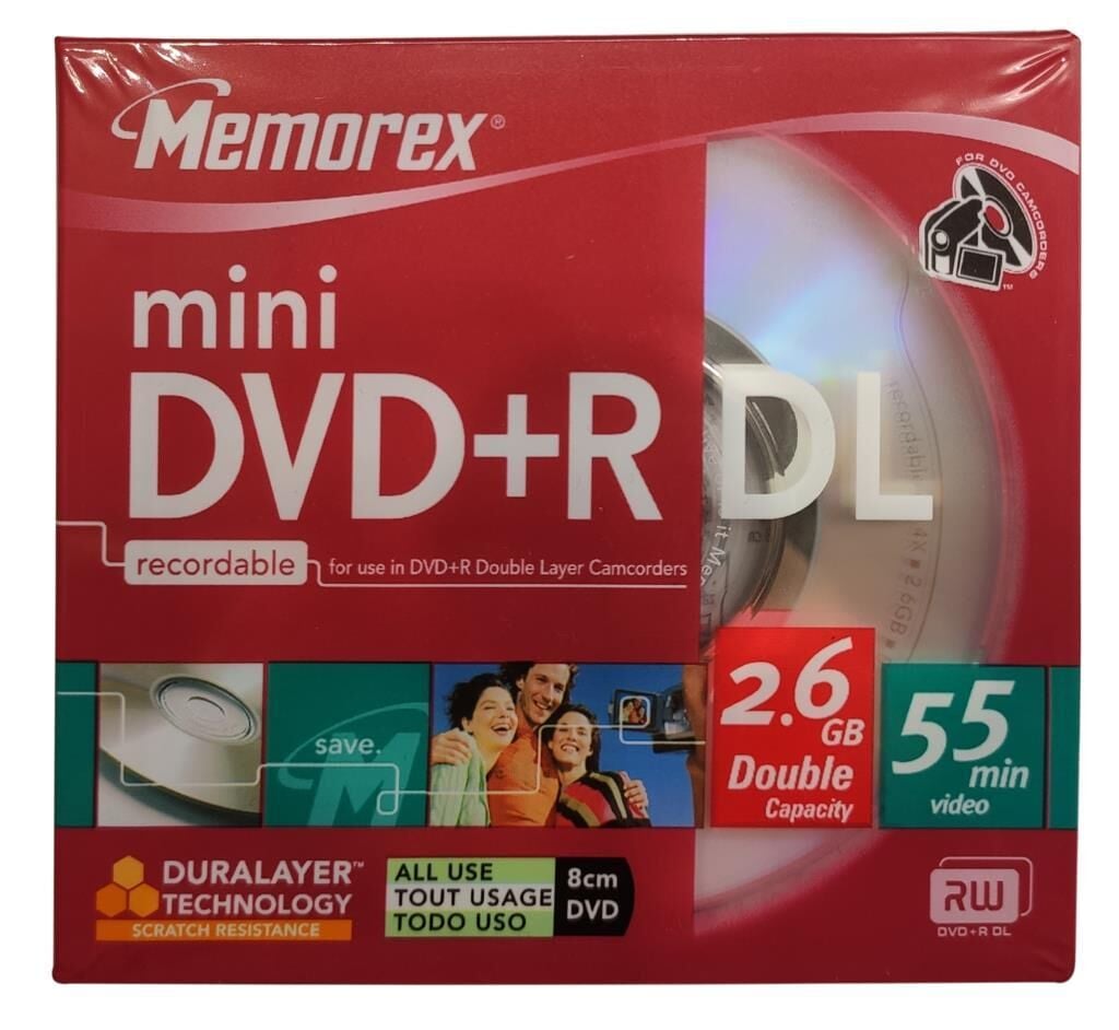 Torima Memorex Mini DVD+R DL 60 DK 1 Adet