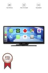 Araç İçi Kamera 2K Bluetooth Wifi Carplay Uyumlu Araç Kamerası M5S Siyah