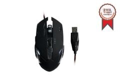 Mouse Kablolu Oyuncu Fare Tm-02 Siyah