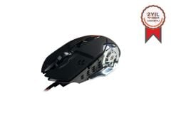 Mouse Kablolu Oyuncu Fare TM02 Siyah