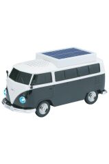 Bluetooth Hoparlör Retro Araba Vosvos Tasarımlı Solar Şarjlı Speaker D70 Siyah