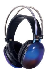 Bluetooth Kulaklık Kulak Üstü Rgb Işıklı Kablosuz Kulaklık HD40 Siyah