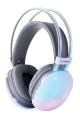 Bluetooth Kulaklık Kulak Üstü Rgb Işıklı Kablosuz Kulaklık HD40 Beyaz