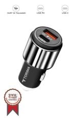 Torima C16 Silver Tüm Araçlara Uyumlu Araba Seyehat Çakmaklık Şarj Cihazı Çift Usb Araç Içi Şarz Soketi