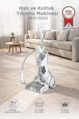 Halı ve Koltuk Yıkama Temizleme Leke Çıkartma Makinesi 800W DHY1000 Beyaz
