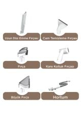 Halı ve Koltuk Yıkama Temizleme Leke Çıkartma Makinesi 800W DHY1000 Beyaz