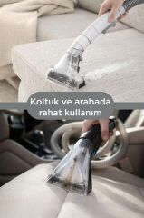 Halı ve Koltuk Yıkama Temizleme Leke Çıkartma Makinesi 800W DHY1000 Beyaz