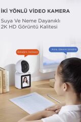 Torima CMR-11 Monitörlü Smart Ip Full Hd 360° Akıllı Güvenlik Kamerası Bebek Kamerası
