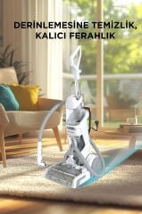 Halı ve Koltuk Yıkama Temizleme Leke Çıkartma Makinesi 800W DHY1000 Beyaz