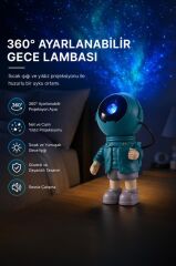 Astronot Projektör Star Gökyüzü Kumandalı Aydınlatma Gece Lambası LW37 Mavi