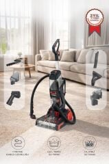 Halı ve Koltuk Yıkama Temizleme Leke Çıkartma Makinesi 800W DHY1000 Siyah