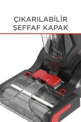 Halı ve Koltuk Yıkama Temizleme Leke Çıkartma Makinesi 800W DHY1000 Siyah