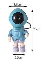 Astronot Projektör Star Gökyüzü Kumandalı Aydınlatma Gece Lambası LW37 Mavi