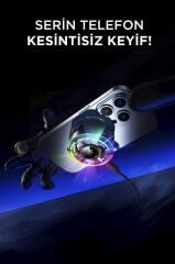 Kablolu Cep Telefon Soğutucu Oyuncu Radyatör Soğutma Fanı ACC40 Siyah