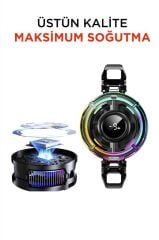 Kablolu Cep Telefon Soğutucu Oyuncu Radyatör Soğutma Fanı ACC40 Siyah