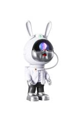 Astronot Projektör Galaxy Star Kumandalı Samanyolu Aydınlatma Gece Lambası LW39 Beyaz